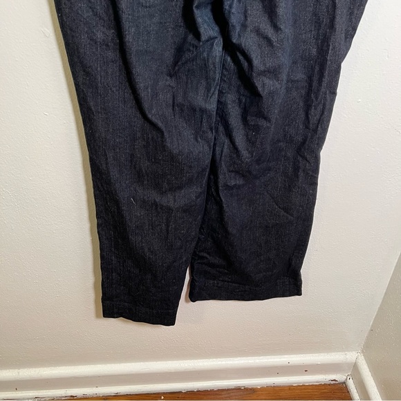 Vintage Talbots Trouser Jeans Dark Wash Wide Leg 12P - Picture 8 of 9